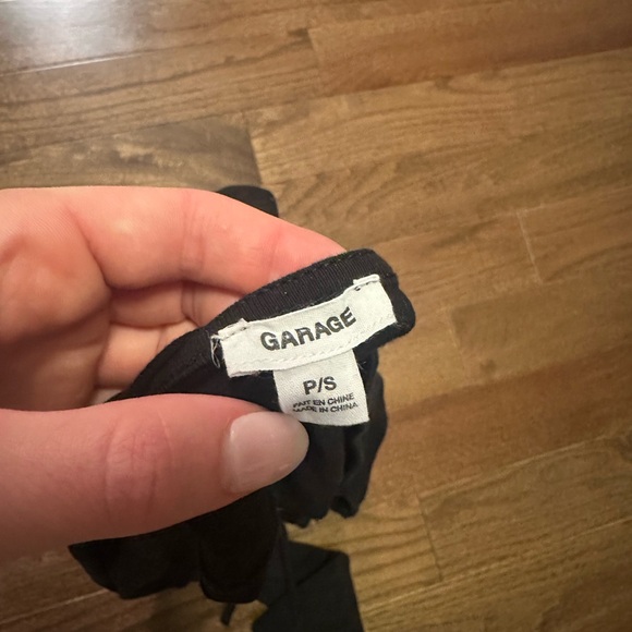 Garage Black Square Neck Crop Top - Picture 3 of 3